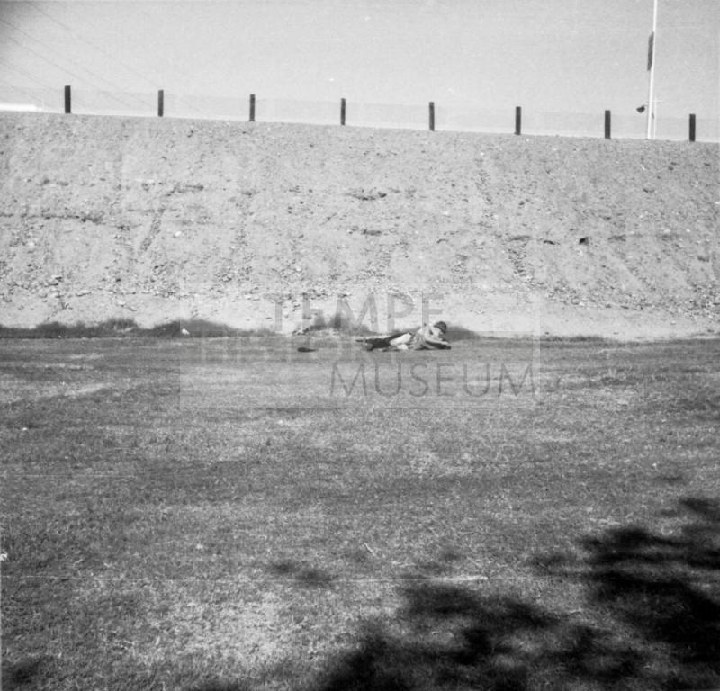 A Couple on the Grass at the Love-In at Tempe Beach Park - see 2004.19.172