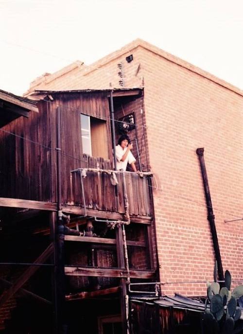 Rear View of Mill Avenue Brick Building