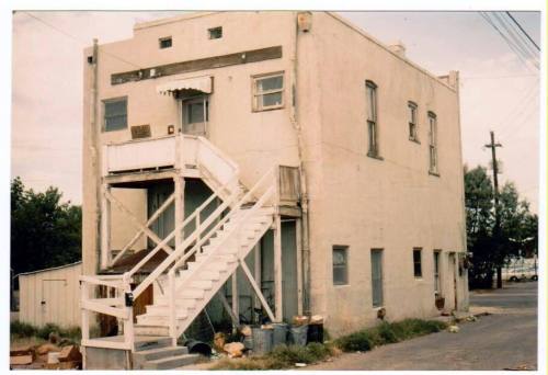 Rear View of Two-Story Stucco Buildingin Mill Ave. Area