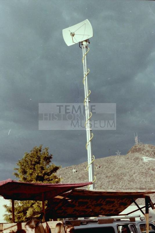 Temporary Electric Pole - Hayden's Ferry Arts & Crafts Fair - 1979