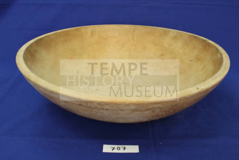Large wooden bowl