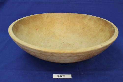 Large wooden bowl