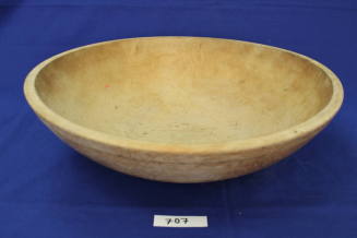 Large wooden bowl