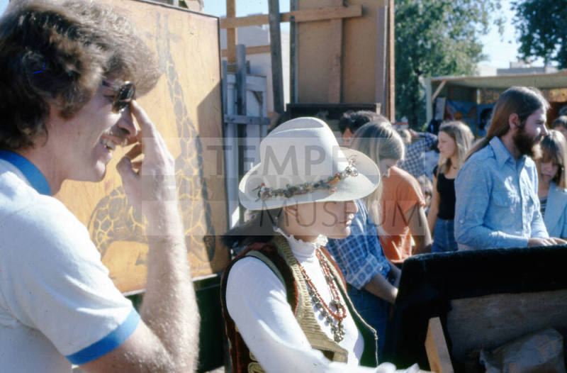 People at 1976 Haydens Ferry Arts & Craft Fair