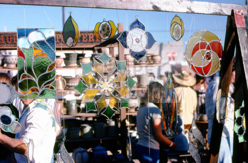 Stained glass at 1977 Haydens Ferry Arts & Craft Fair