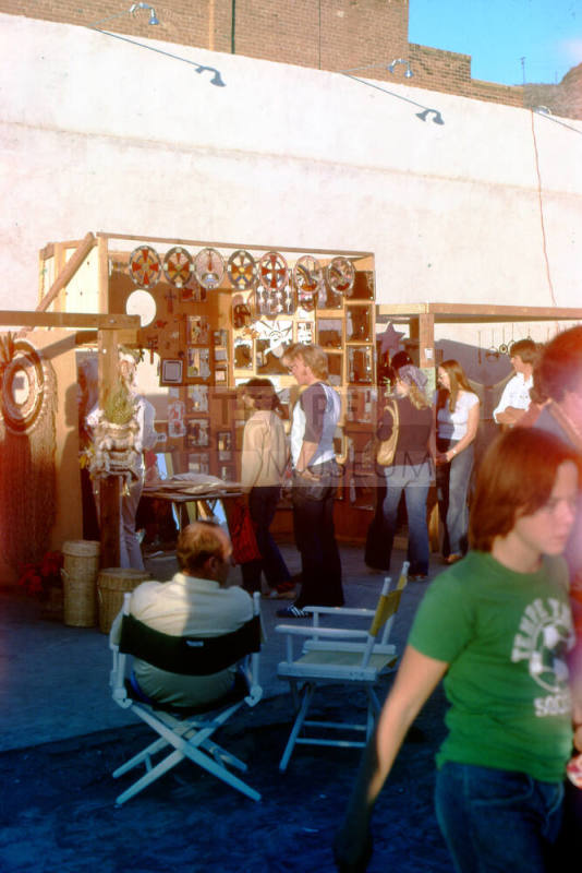 Haydens Ferry Arts & Craft Fair stained glass display 1977