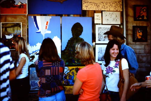 1975 Haydens Ferry Arts & Craft Fair - art display
