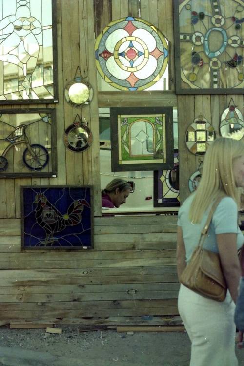 1976 Haydens Ferry Arts & Craft Fair - stained glass booth