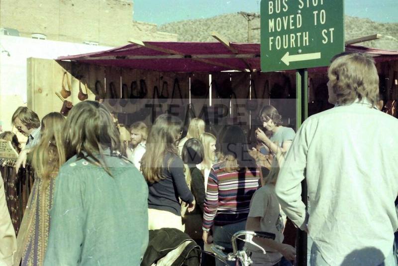 1976 Haydens Ferry Arts & Craft Fair - leather goods booth