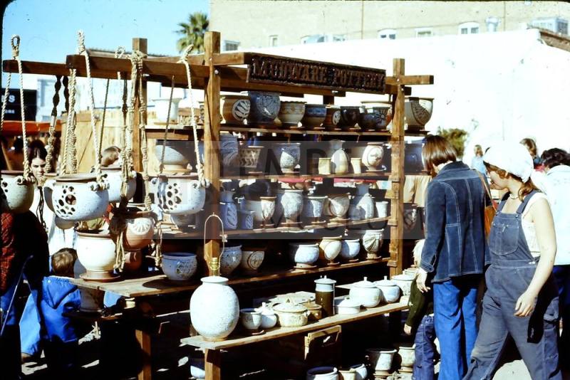 1976 Haydens Ferry Arts & Craft Fair - pottery booth