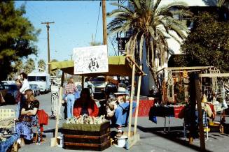 1976 Haydens Ferry Arts & Craft Fair paraphernalia display