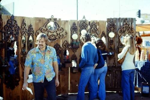 Wood craft booth, 1976 Haydens Ferry Arts & Craft Fair
