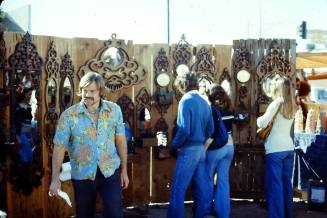 Wood craft booth, 1976 Haydens Ferry Arts & Craft Fair