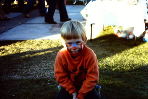 1976 Haydens Ferry Arts & Craft Fair, face paint