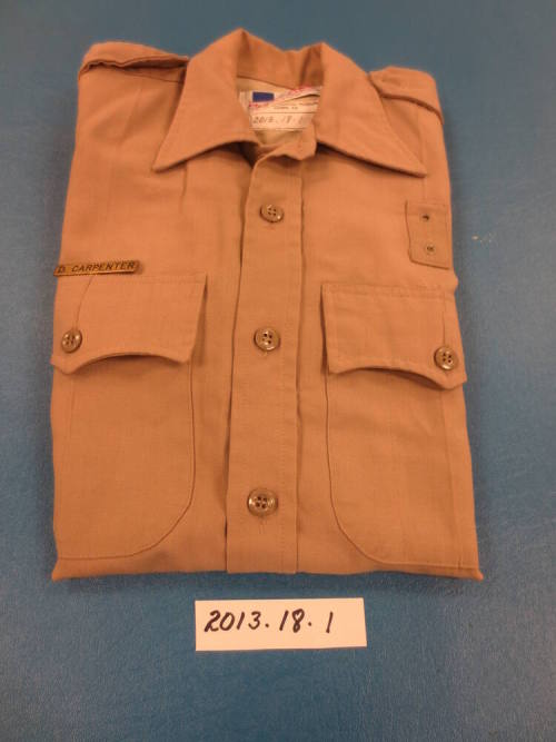 Tempe Park Ranger Shirt with Brass ID Pin