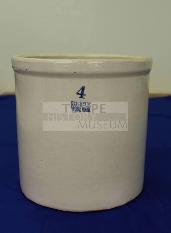 Ruckel's Stoneware Crock