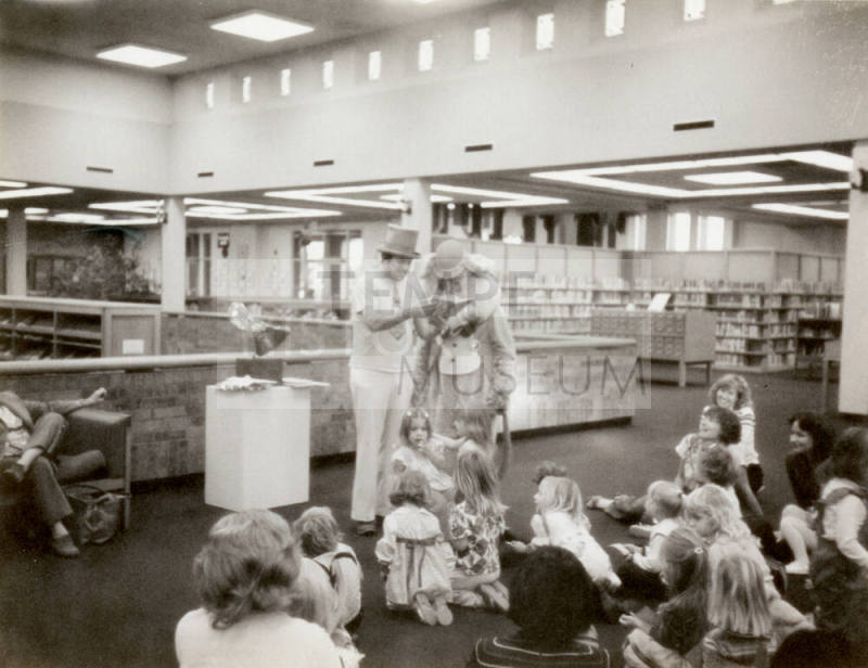 Tempe Public Library with Ladmo and Chuck E. Cheese