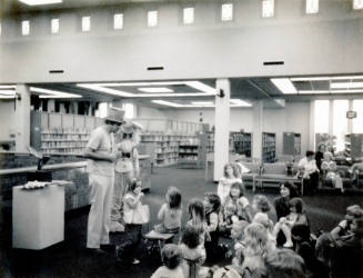 Tempe Public Library with Ladmo and Chuck E. Cheese
