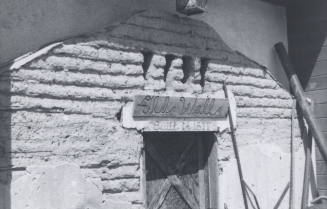3 W. 1st Street-Tempe, AZ old adobe wall at Hayden House Monti's la Casa Vieja