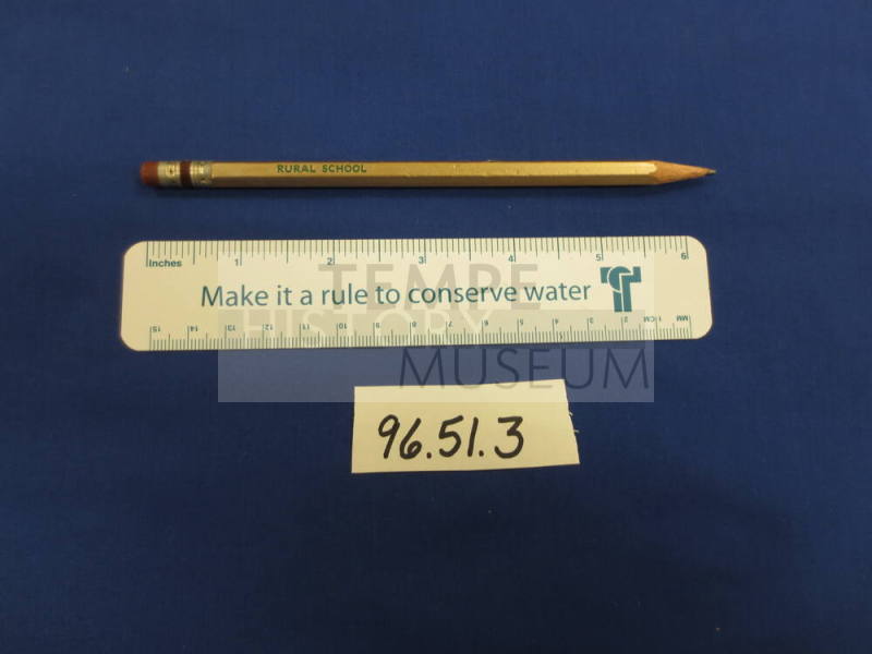 Gold, wooden pencil