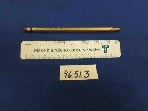 Gold, wooden pencil