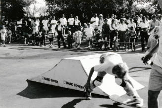 Skateboarding on Small Ramp: Oktoberfest at Tempe Beach Park