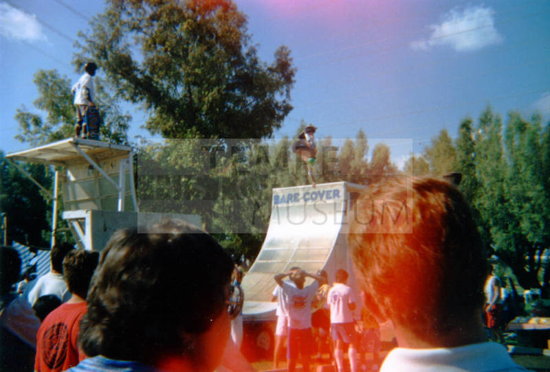 Skateboarders at Oktoberfest at Tempe Beach Park