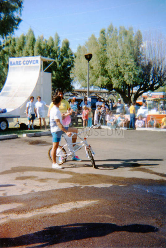 Bike Tricks at Oktoberfest at Tempe Beach Park
