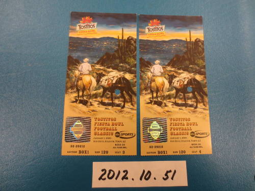 2001 Fiesta Bowl Tickets
