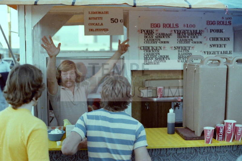 Egg Roll Stand at the 1979 Haydens Ferry Arts & Craft Fair