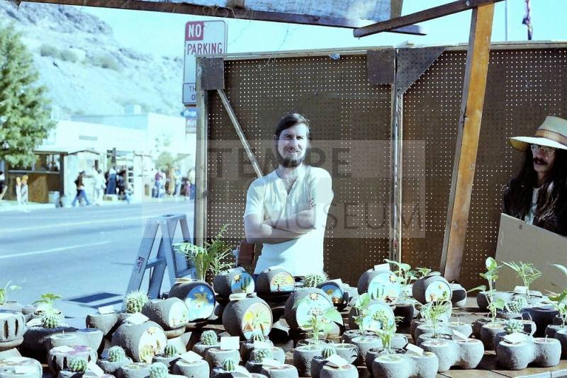 Pottery Stand at the 1979 Haydens Ferry Arts & Craft Fair