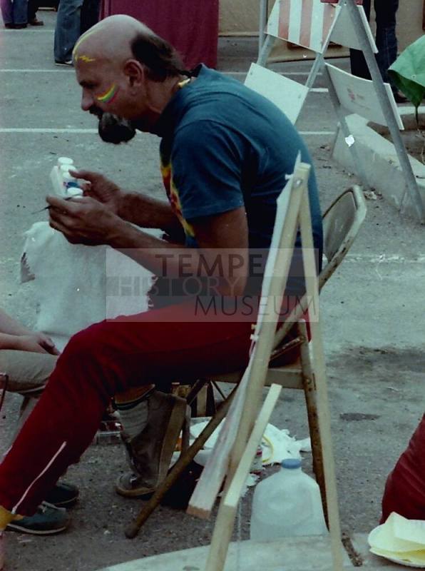 Face Painting at the 1981 Haydens Ferry Arts & Craft Fair