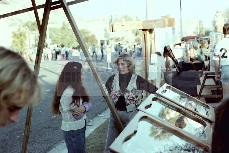 Display Cases at the 1981 Haydens Ferry Arts & Craft Fair
