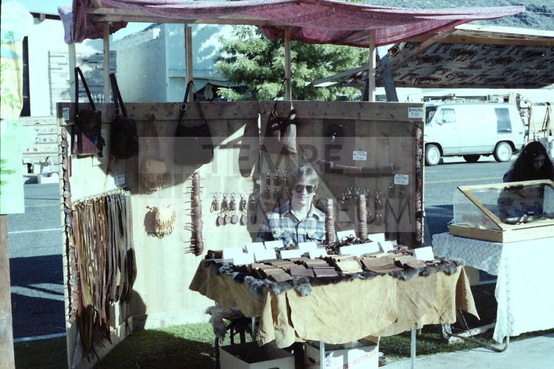 Leather Goods Stand at the 1981 Haydens Ferry Arts & Craft Fair