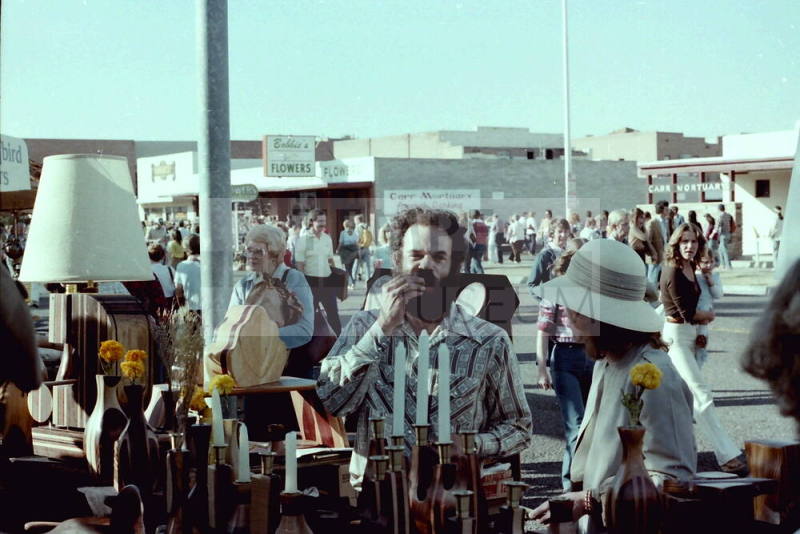 Woodworking Stand at the 1981 Haydens Ferry Arts & Craft Fair
