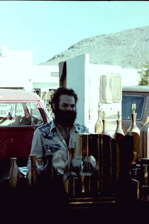 Woodworking Stand at the 1981 Haydens Ferry Arts & Craft Fair