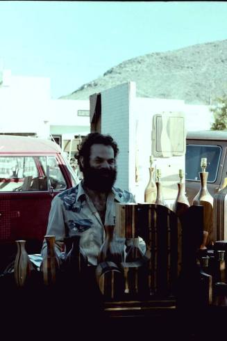 Woodworking Stand at the 1981 Haydens Ferry Arts & Craft Fair