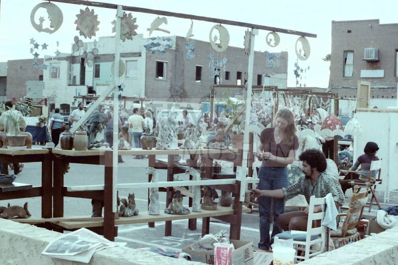 Ceramics Stand at the 1981 Haydens Ferry Arts & Craft Fair