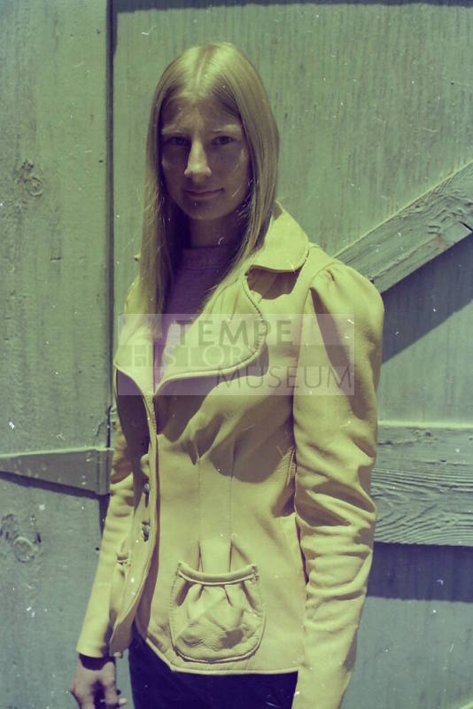 Woman in Euphoria Leather Jacket