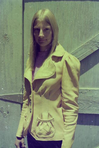 Woman in Euphoria Leather Jacket