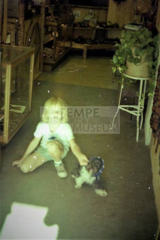 Kid with Dog at Euphoria Leather