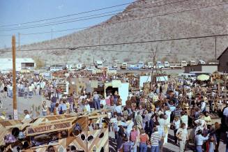 Overhead View of Haydens Ferry Arts & Craft Fair near Tempe Butte