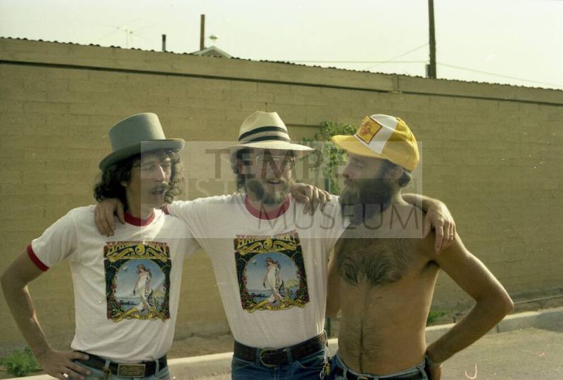 Men Standing Together in Haydens Ferry Craft Fair Shirts
