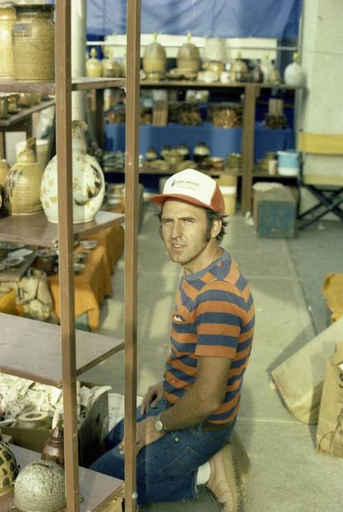 Ceramics Vendor at the Haydens Ferry Arts & Craft Fair