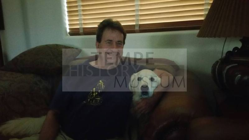 Bob Gregg with Labrador Retriever
