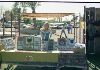 Jewelry Stand at Craft Fair
