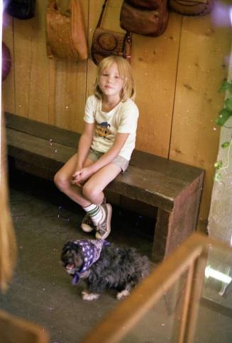 Child and Dog at Euphoria Leather