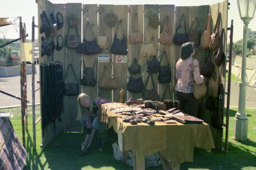 Euphoria Leather Booth at the Haydens Ferry Arts & Craft Fair