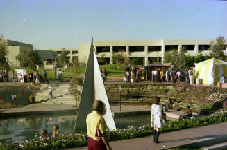 Crowd Walking through Craft Fair