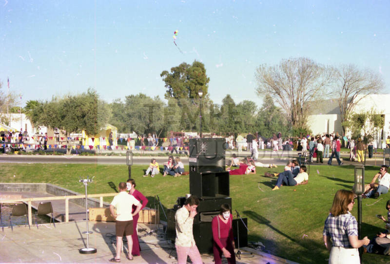 Lawn and Stage at Craft Fair
